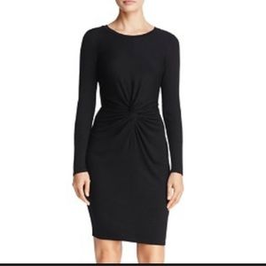 Aqua Ribbed Knit Sweater Dress